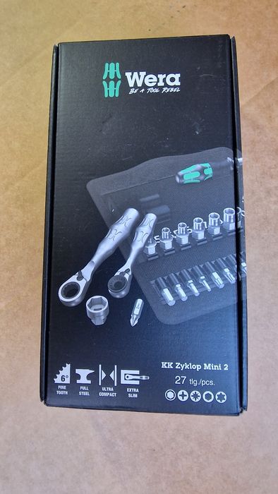 Wera klucze nasadki zestawy treszczotka nowe