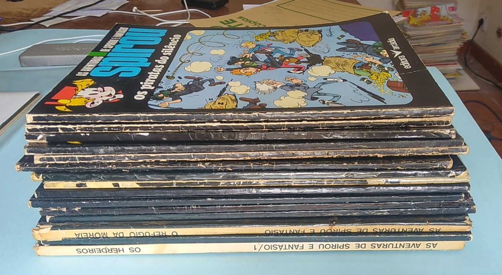 SPIROU - BD edição portuguesa Meribérica, Publica, Arcádia, Asa, etc