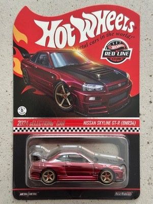 Hot wheels rlc nissan skyline gtr r34