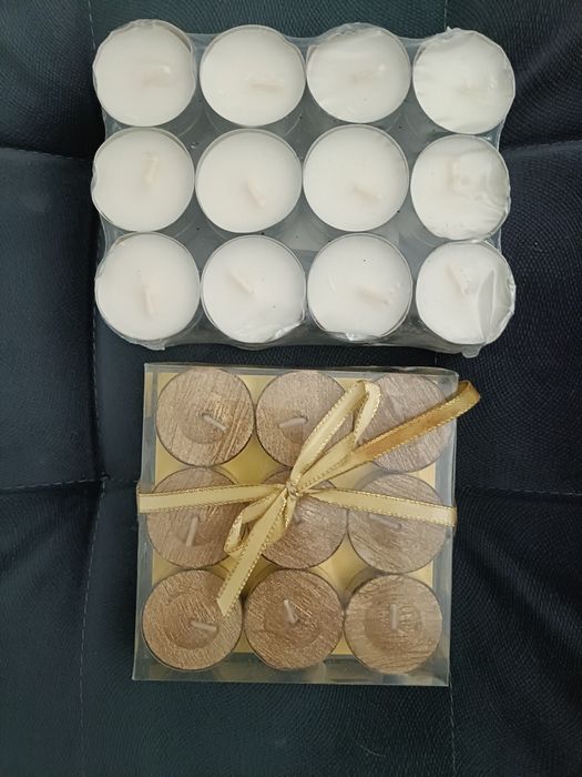 Podgrzewacze do świecznika 33 sztuki
