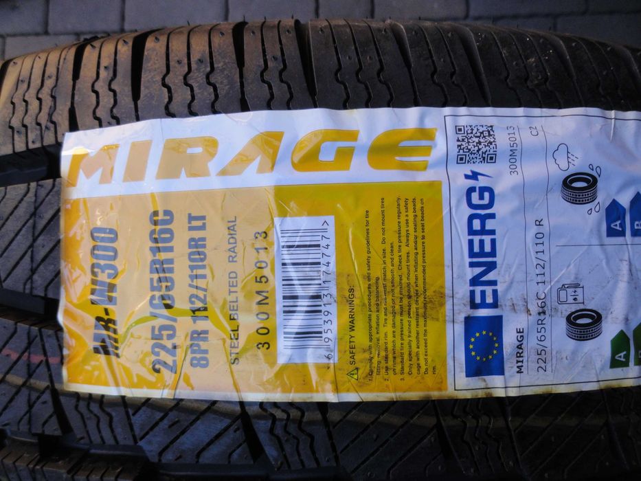 225/65R16C Mirage Komplet 4 sztuki ZIMA NOWE 2022 rok