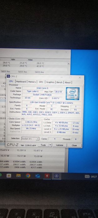 Dell latitude 5420 11gen i5-1145g7 2,6Ghz