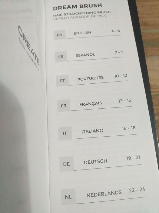Escova elétrica alisadora creater da ikohs