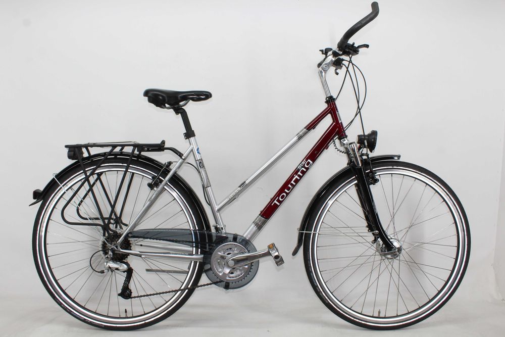 TREKKINGOWY rower damski TOURING 24 biegi DEORE XT Koła 28 cali
