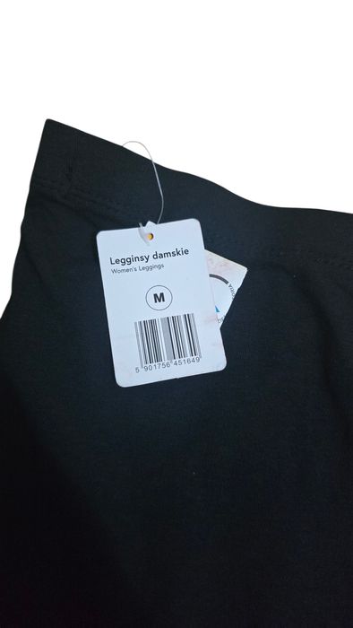 Nowe bawełniane legginsy damskie M