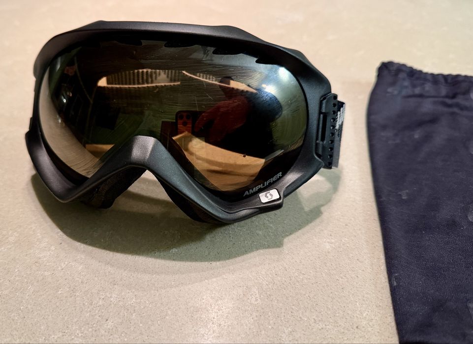 SCOTT  Classic Snow Goggles Duel Amplifier Lens Turboflow Black Winter