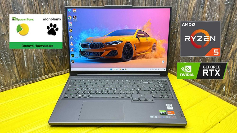 РОЗПРОДАЖ! Потужний Ігровий Ноутбук Lenovo Legion Slim5 16APH8/RTX4060