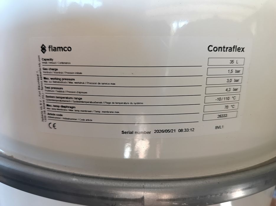 Sprzedam zbiorniki firmy flamco