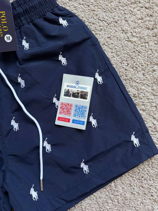 Шорты Polo Ralph Lauren монограммные плащевка