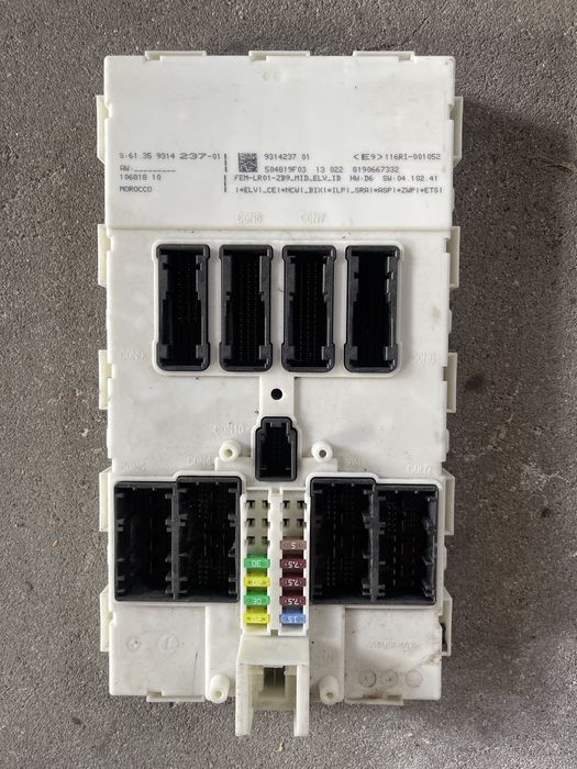 BMW FEM 9314237 moduł sterownik komputer skrzynka bezpiecznikow