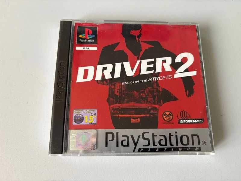 PlayStation 1 driver 2 back on the streets gra kompletna sprawna ps1 psx