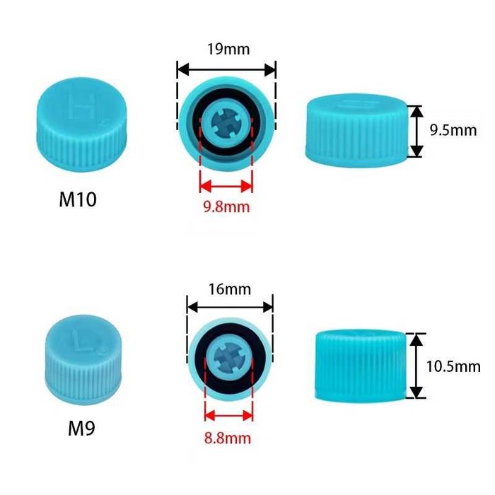 Защитные заглушки (колпачки) для авто кондиционера