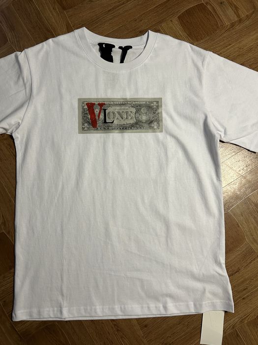 Футболка біла Vlone Dollar М