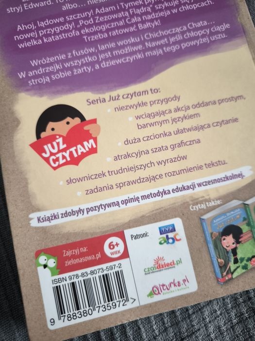 2 książki "Już czytam" Agnieszka Stelmaszyk Aniela Cholewińska-Szkolik