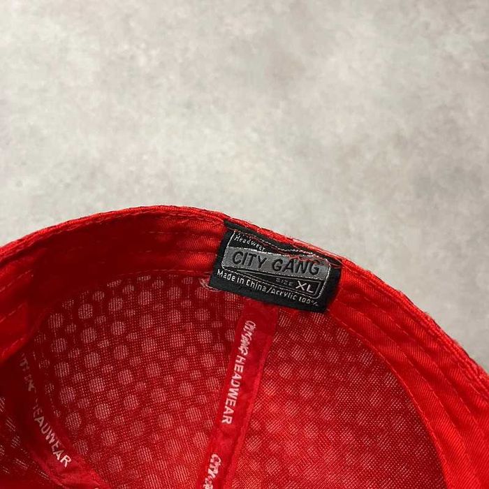 Vintage Czapka Z Daszkiem NY City Gang Mass Clinic Rap OG Y2K Skate