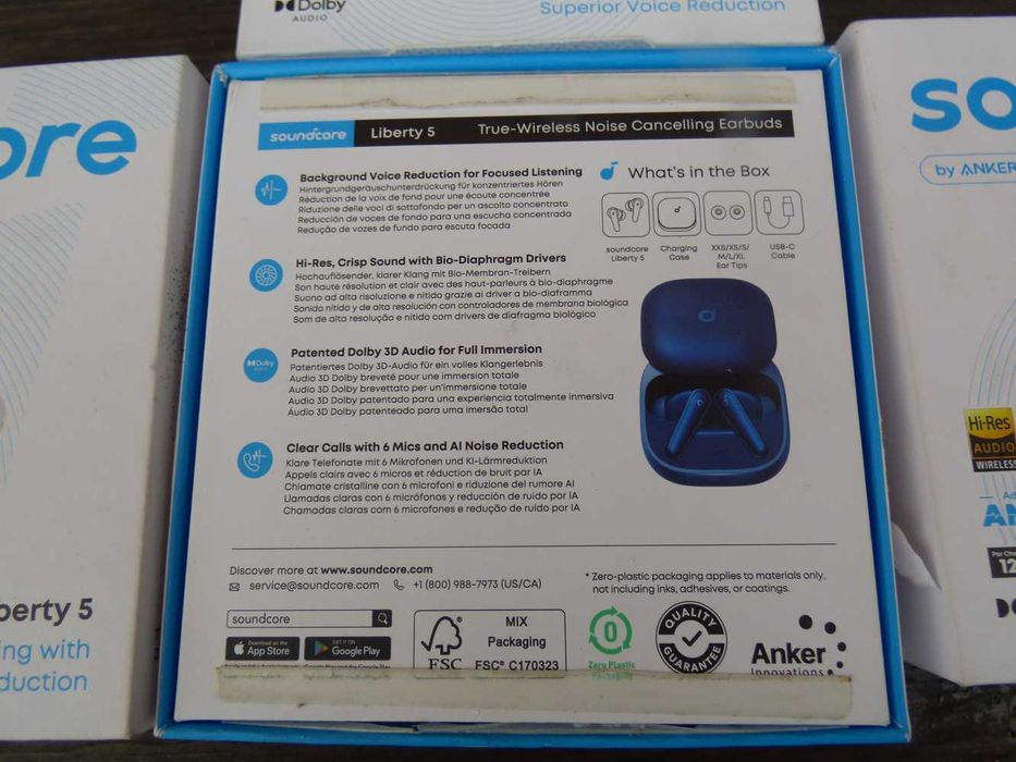 Навушники Anker SoundCore Liberty 5 Blue