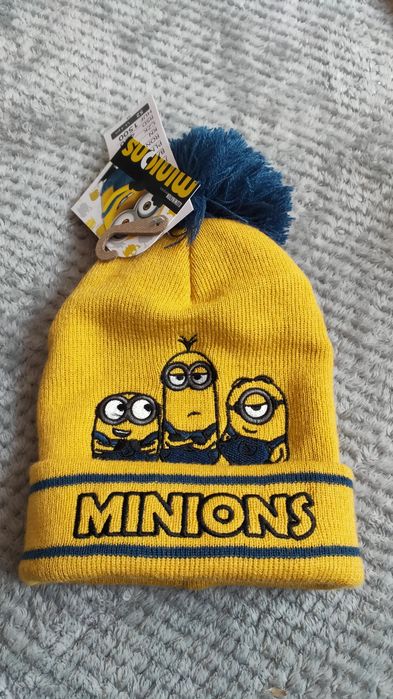 Nowa czapka Minionki zimowa