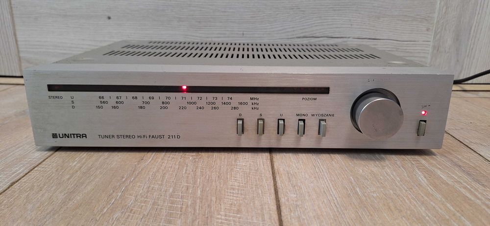 UNITRA Stereo Faust AS 211 D ! OKAZJA ! SREBRNY !