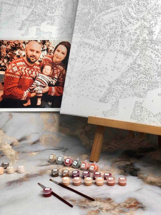 Картины по номерам за Вашим фото, Фотокартины по номерам на заказ