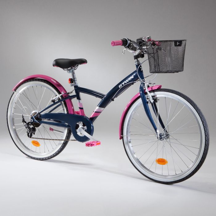 BICICLETA DE TREKKING ORIGINAL 500 24 POLEGADAS CRIANÇA 9-12 ANOS