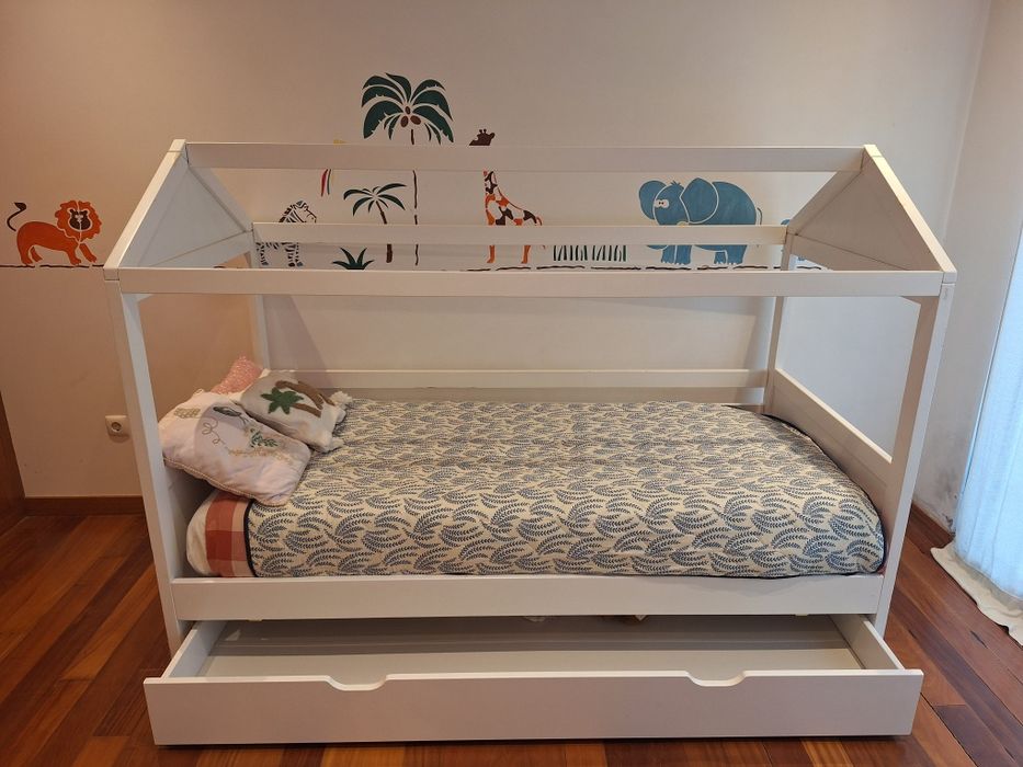 Cama Casinha Branca El Corte Inglés