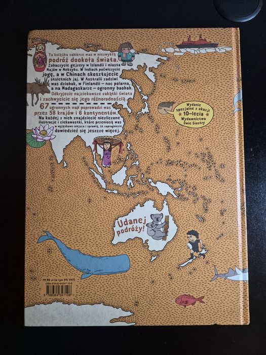 Mapy - książka do nauki geografii dla dzieci.