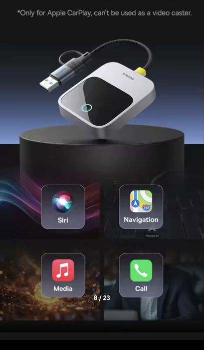 Baseus PrimeTrip для Apple CarPlay