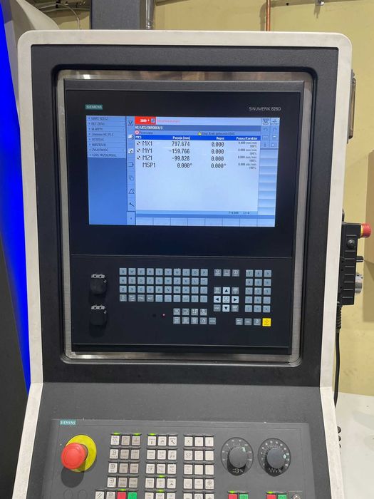 Centrum obróbcze CNC TBI VC 1060 Smart Mill New Line | Siemens 828D | 1000×600×650 mm | SK40