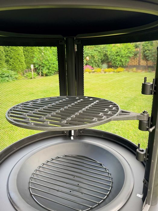 HUO Grill Palenisko Ogrodowe kominowe z Funkcją Grilla BBQ
