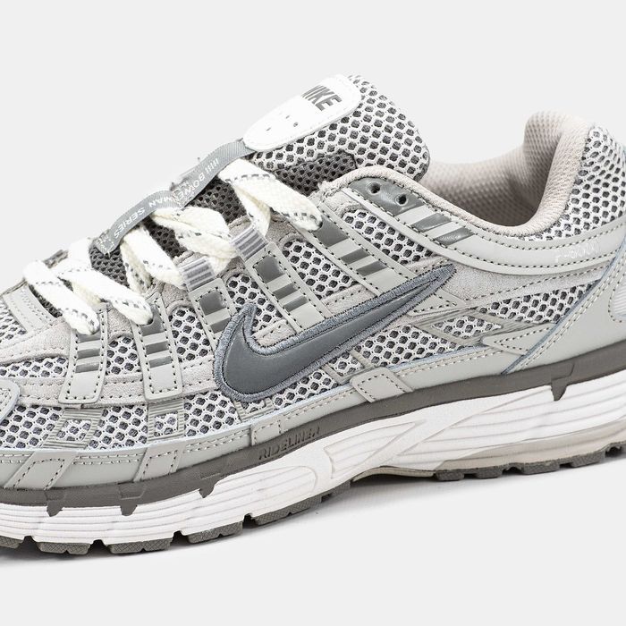 Кросівки Nike P-6000 Premium Silver/Grey Swoosh