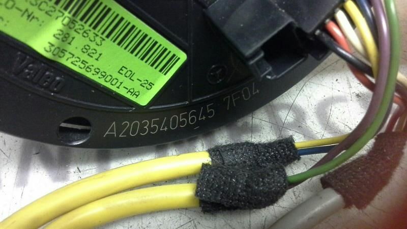 Sensor Ângulo Volante (ESP) - Mercedes C220Cdi e CLK (W203 W209) FL
