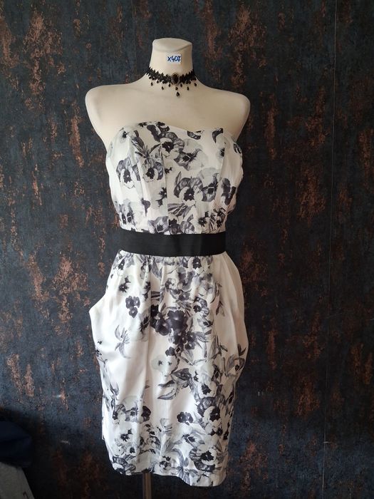 Elegancka sukienka casual modna wesele chrzciny komunia