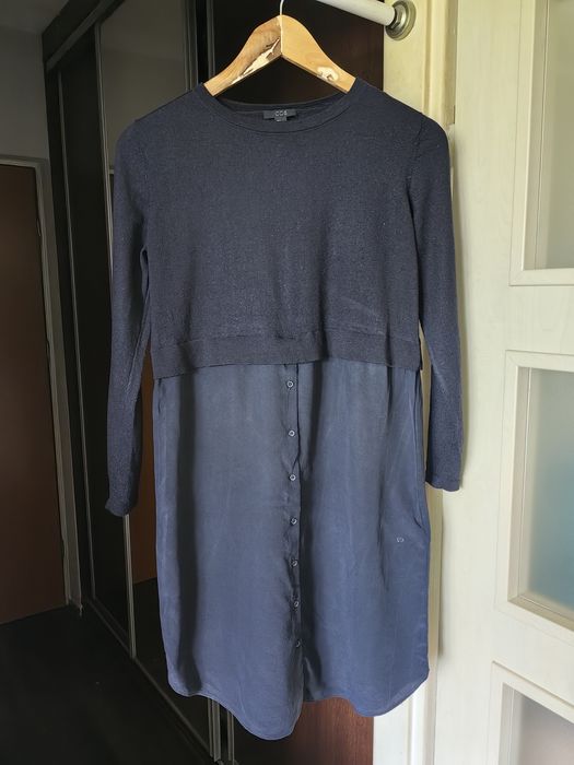 Śliczna, uniwersalna sukienka, COS, r. 36
