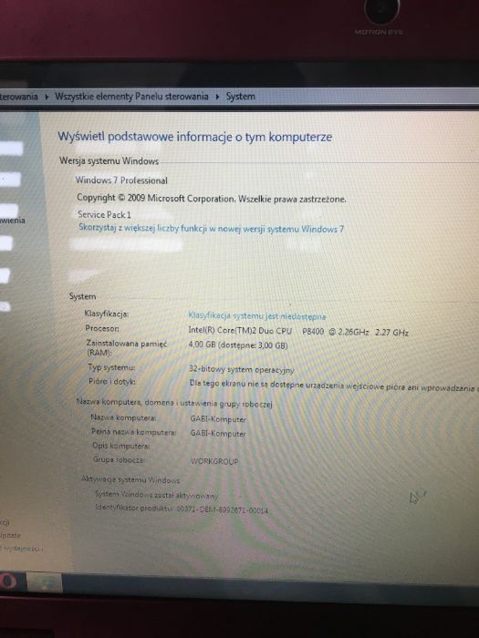 Sony Vaio - uszkodzenia zewnętrzne