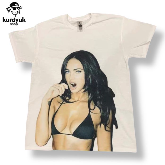 Футболка Megan Fox ,тишка Меган Фокс vintage, archive y2k,винтаж,архив, drip