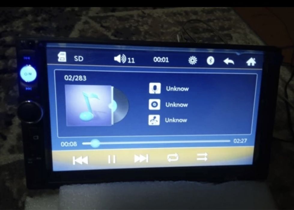 Auto-Rádio MP5 Touch NOVO -GPS / Mirrorlink YouTube etc