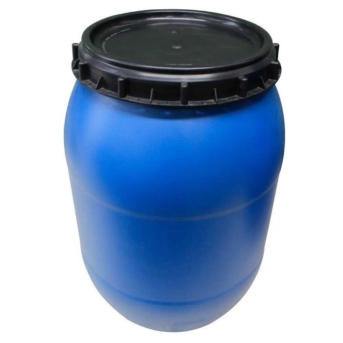 2 Bidons de 120 L Azuis + 1 de 70 L Preto • Todos com Asas e Vedantes