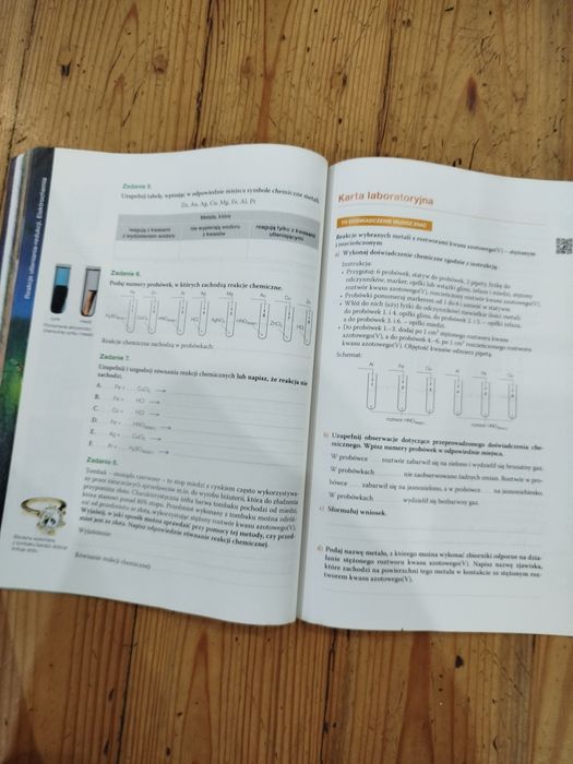 Karty pracy To jest chemia dla liceum i technikum kl 1, zakres podst.