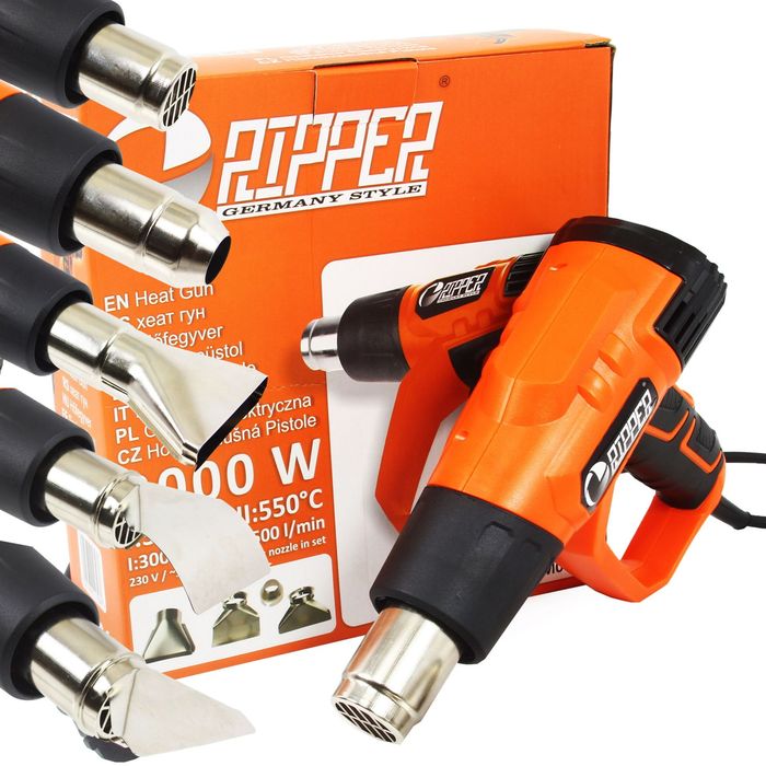 Opalarka Elektryczna 2000W duża moc max 550 °C / 2-Biegi