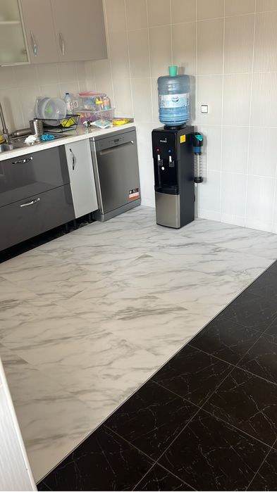 Aplicação piso Flutuante