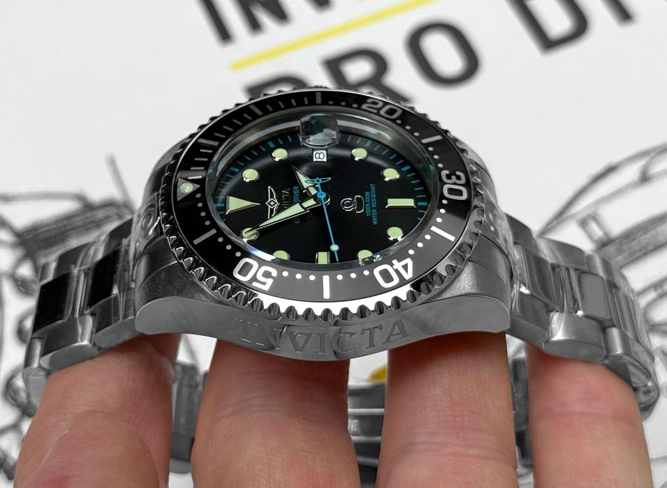Механічний чоловічий годинник Invicta 27610 Grand Diver Automatic 47 мм. 300 MT.