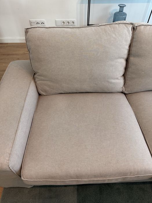 Sofá KIVIK Sofá 3 lugares c/chaise longue, Tallmyra brc/pret