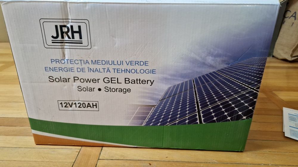 Аккумулятор гелевый.  JRH 120 А/г 12 V