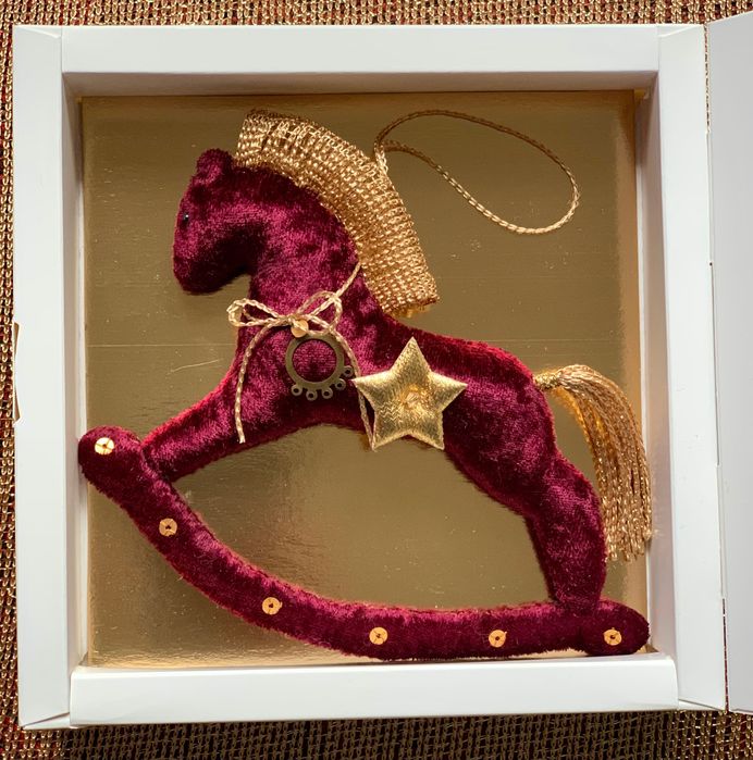 Кінь,коник,конячка,символ 2026, іграшка новорічна,прикраса ялинкова