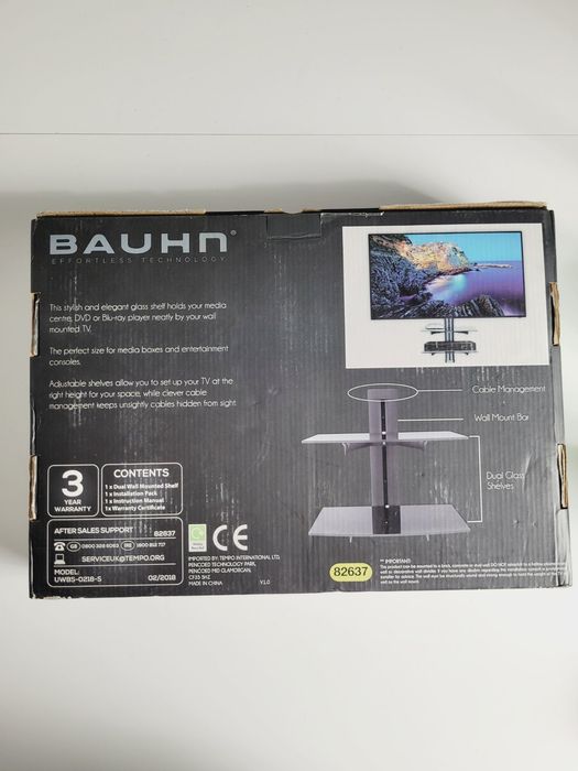 Настінна полиця для техніки BAUHN Wall Mounted Shelves