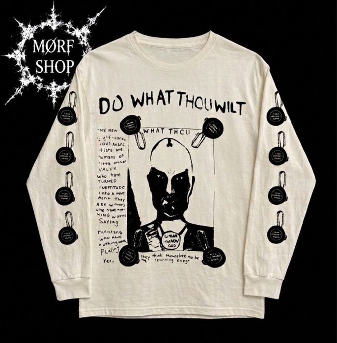 Project gr,Undercover,Ifsixwasnine,LGB,ERD,Гоша Рубчинский,Hysteric Glamour Opium Archive Indyslius Y2k longsleeve/Опиум Архив Индислиз лонгсливы