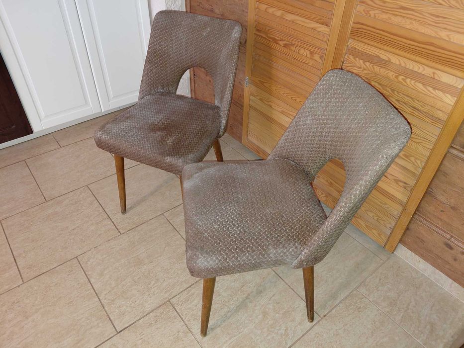 PRL krzesła typ muszelka