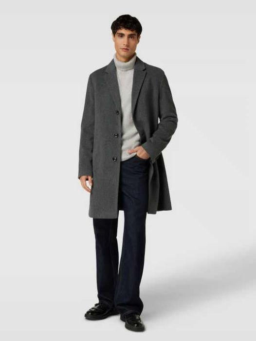 ORYGINAŁ płaszcz męski Hugo Boss Hyde M 48 szary zimowy jesienny NEW