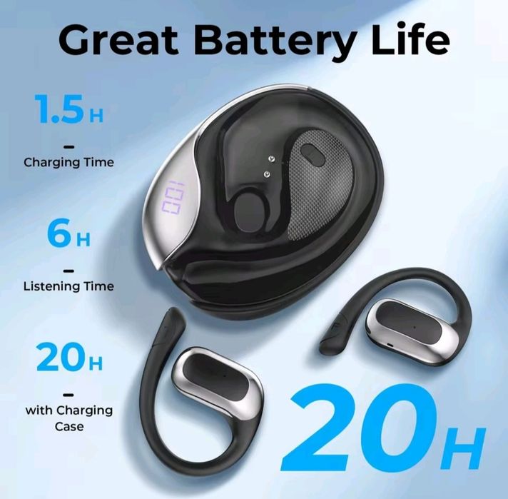 Навушники бездротові Bluetooth 5.4, спортивні Erazer A05, наушники