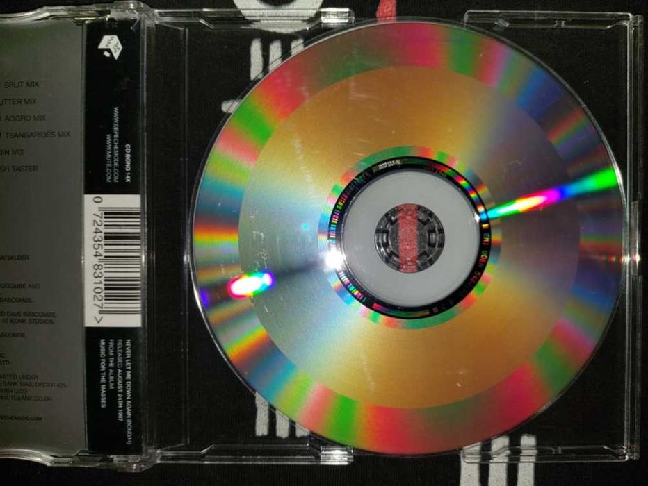 Depeche Mode Never Let Me Down Again CD BONG 14X ( DM Singles - 20 ) 2005 Europe